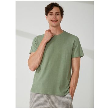 AT.P.CO A266T32748 Bisiklet Yaka Yeşil Erkek T-shirt