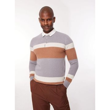 AT.P.CO A274A05L126/D Lacivert Polo Yaka Slim Fit Erkek Kazak