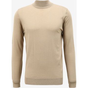 AT.P.CO A274A07EMP Açık Kahve Yarım Balıkçı Yaka Slim Fit Erkek Kazak