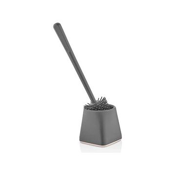 Ata Home Gri Kare Silikon Klozet Wc Tuvalet Fırçası