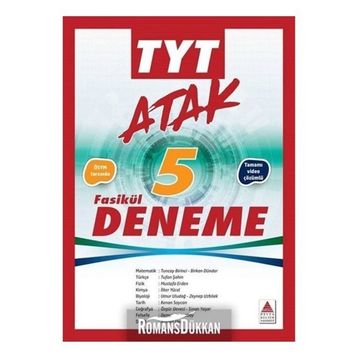 Atak 5’li Fasikül TYT Tamamı Çözümlü Deneme