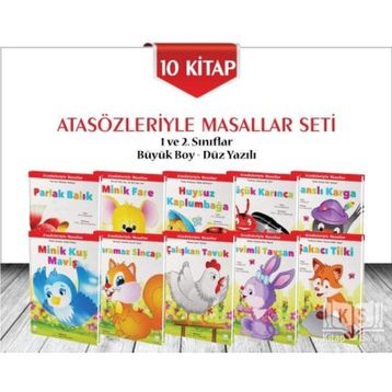 Atasözleriyle Masallar Seti - 10 Kitap Takım - Kolektif