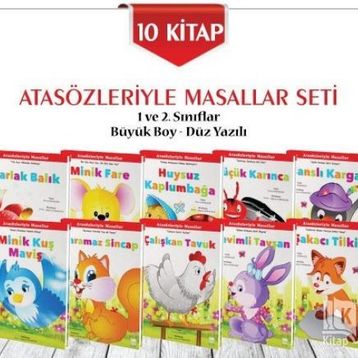 Atasözleriyle Masallar Seti - 10 Kitap Takım - Kolektif