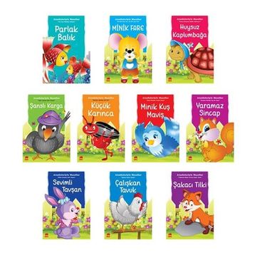 Atasözleriyle Masallar Seti - 10 Kitap Takım - Kolektif