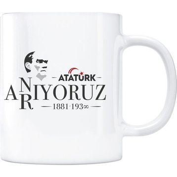 Atatürk Anıyoruz Arıyoruz Kupa Bardak