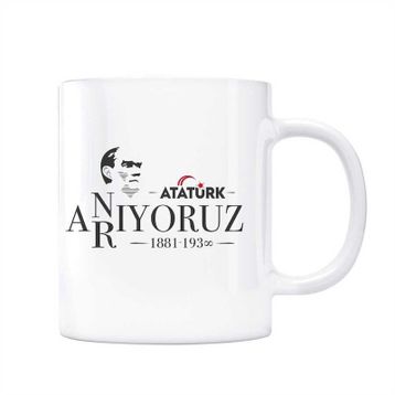 Atatürk Anıyoruz Arıyoruz Kupa Bardak