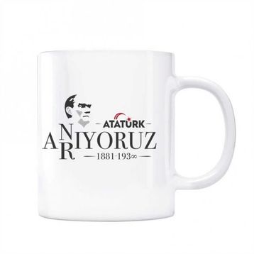 Atatürk Anıyoruz Arıyoruz Kupa Bardak