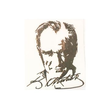 Atatürk Silüeti ve İmza Sticker