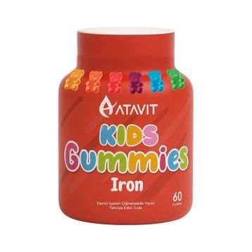 Atavit Kids Iron 60 Çiğnenebilir Tablet