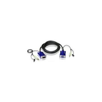 ATEN 2L-2402A VGA Audio Cable 1.8m KVM Kablosu