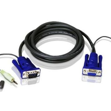 ATEN 2L-2402A VGA Audio Cable 1.8m KVM Kablosu