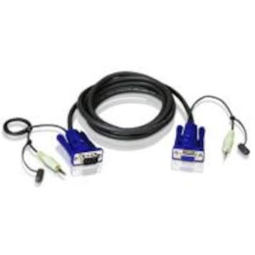 ATEN 2L-2402A VGA Audio Cable 1.8m KVM Kablosu