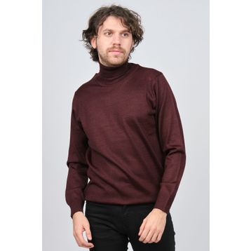 Ateş Triko 6090008 Bordo Erkek Kazak