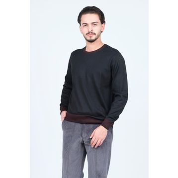 Ateş Triko 6091905 Siyah Erkek Kazak