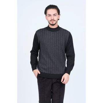 Ateş Triko 6092074 Siyah Erkek Kazak