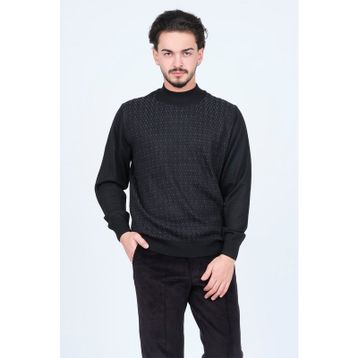 Ateş Triko 6092254 Siyah Erkek Kazak