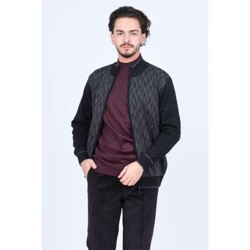 Ateş Triko 6092541 Siyah Erkek Hırka