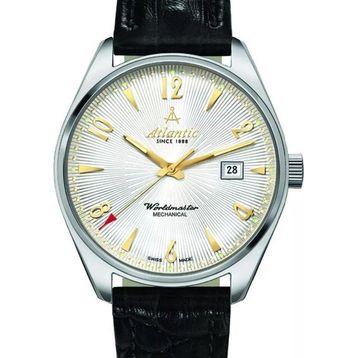 Atlantic 51651.41.25G Siyah Deri Erkek Kol Saati
