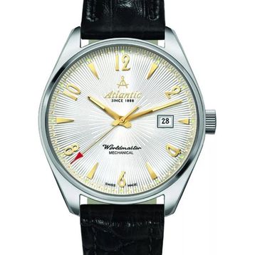 Atlantic 51651.41.25G Siyah Deri Erkek Kol Saati