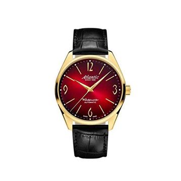 Atlantic 51752.45.99G Siyah Deri Erkek Kol Saati