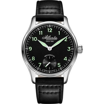 Atlantic 52952.41.63 Siyah Deri Erkek Kol Saati