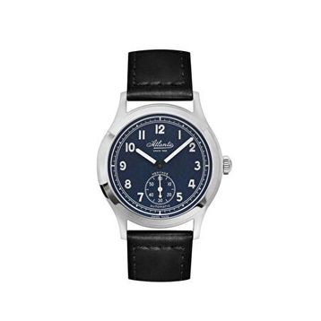 Atlantic 53760.41.53 Siyah Deri Erkek Kol Saati