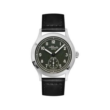 Atlantic 53760.41.73 Siyah Deri Erkek Kol Saati