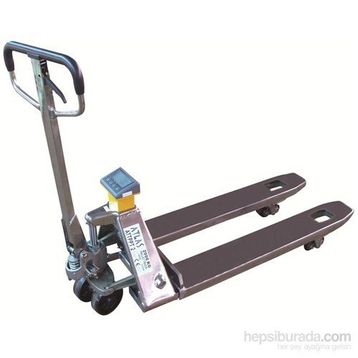 Atlas ATTPPT2 Paslanmaz İnox 2000 kg Terazili Transpalet