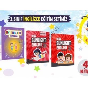 Atom Karınca 3. Sınıf İngilizce Eğitim Seti 4 Kitap