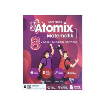 Atomix 8. Sınıf Lgs Matematik Soru Bankası-Branş Akademi