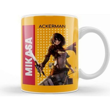 Attack on Titan Mikasa Ackermann Baskılı Kupa