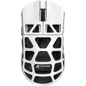 Attack Shark R3 Beyaz Şarjlı Kablolu/Kablosuz Gaming Mouse