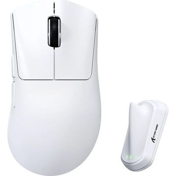 Attack Shark V8 Beyaz Şarjlı Optik Kablolu/Kablosuz Gaming Mouse