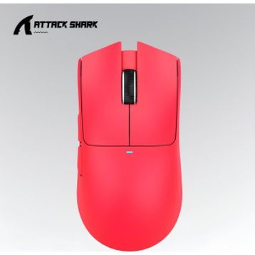 Attack Shark X11 Kırmızı Şarj İstasyonlu Optik Kablolu/Kablosuz Gaming Mouse