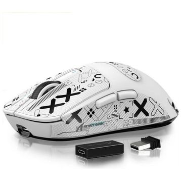 Attack Shark X3 Pro Beyaz Şarjlı Optik Kablolu/Kablosuz Gaming Mouse