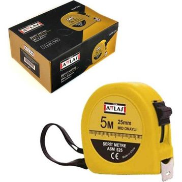 Attlas ASM 525 5 mt 25 mm Şerit Metre