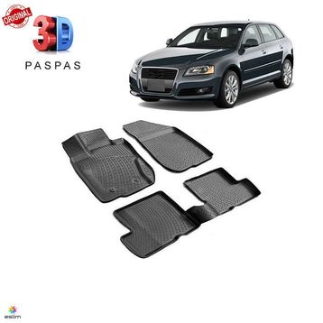 Audi A3 2003-2012 3D Havuzlu Paspas
