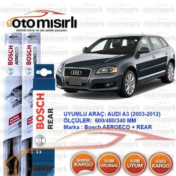 Audi A3 2005-2012 Muz Silecek Takımı
