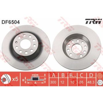 Audi A3 2005/2008 Arka Fren Diski