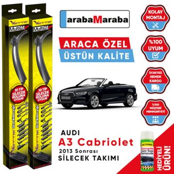 Audi A3 Cabriolet 2013 Sonrası Silecek Takımı