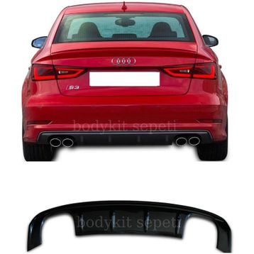 Audi A3 S3 2013 2016 Sedan Plastik Difüzör