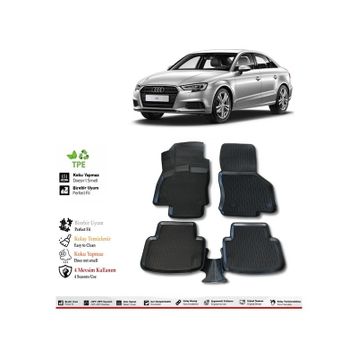 Audi A3 Sedan 2015 Model 4D Havuzlu Paspas