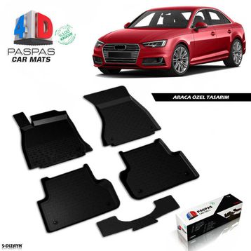 Audi A4 2016 Sonrası 3D Havuzlu Paspas