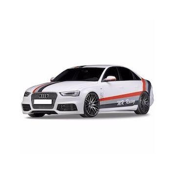 Audi A4 B8 2008 - 2012 RS4 Plastik Yan Marşpiyel Seti