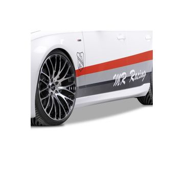 Audi A4 B8 2008 - 2012 RS4 Plastik Yan Marşpiyel Seti