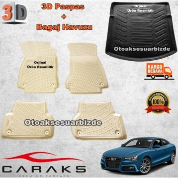 Audi A5 2016 Sonrası 3d Bagaj Havuzu