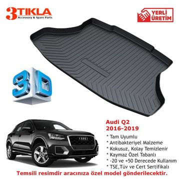 Audi Q2 2016-2019 3D Bagaj Havuzu