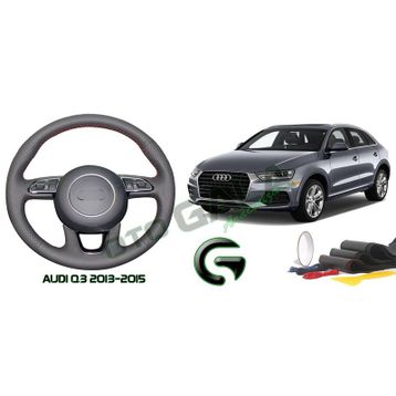 Audi Q3 Siyah Direksiyon Kılıfı