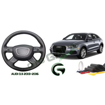 Audi Q3 Siyah Direksiyon Kılıfı