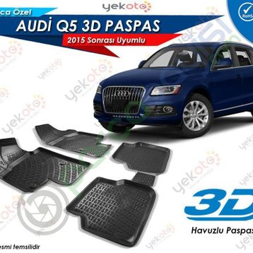 Audi Q5 2015 Model 3D Havuzlu Paspas